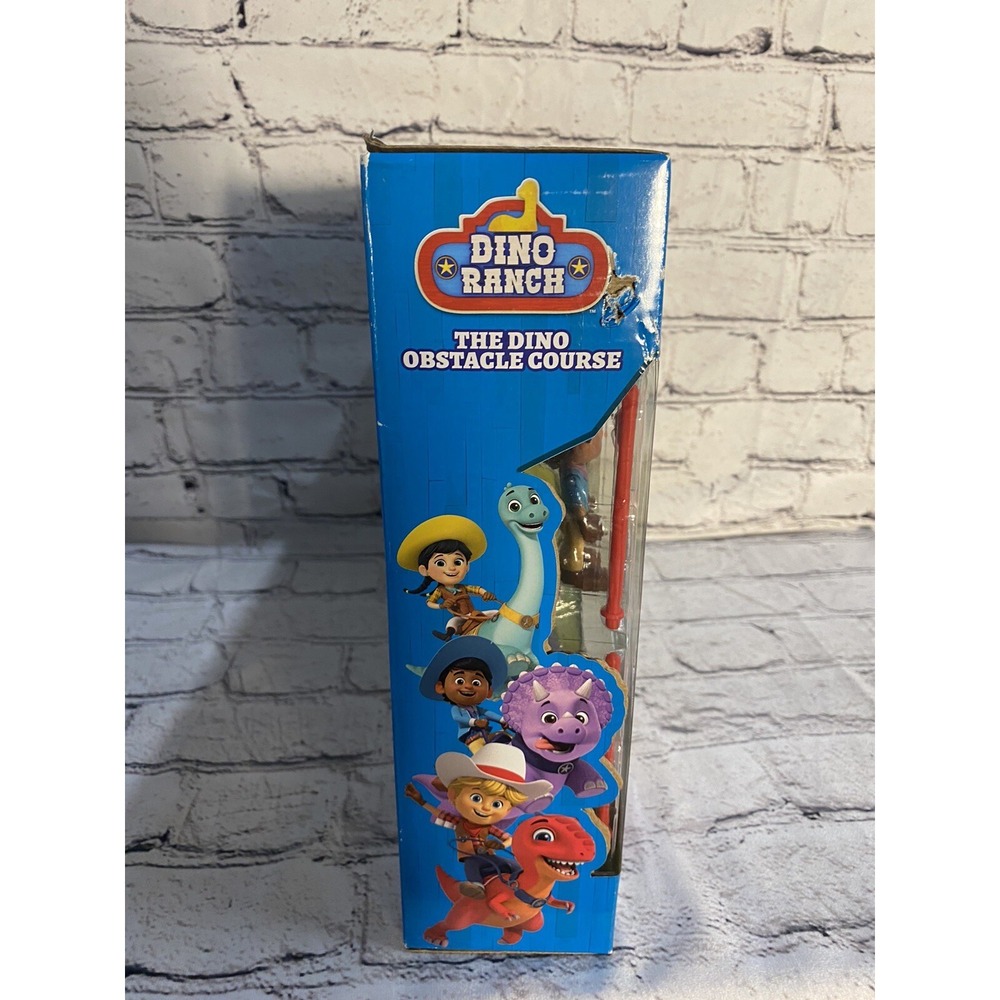 Dino Ranch Lets Race The Dino Obstacle Course 13 Piece - New in box - Picture 6 of 7
